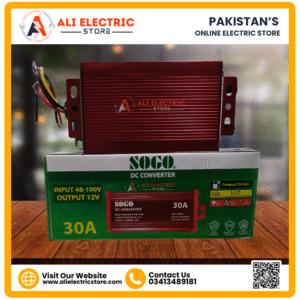 SOGO 30A DC Converter – Input 48V-100V to 12V Output