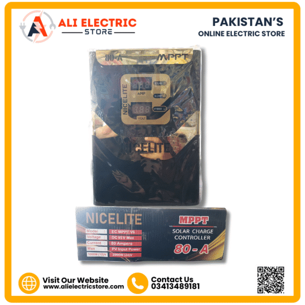 NICELITE 80A MPPT Solar Charge Controller