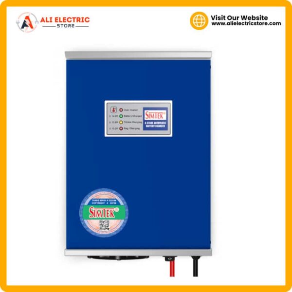 Simtek Battery Charger 24V 20A fully automatic — 3-stage intelligent charger Pakistan