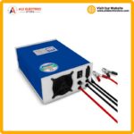 Simtek 12V 30A charger ports and connectors detail view