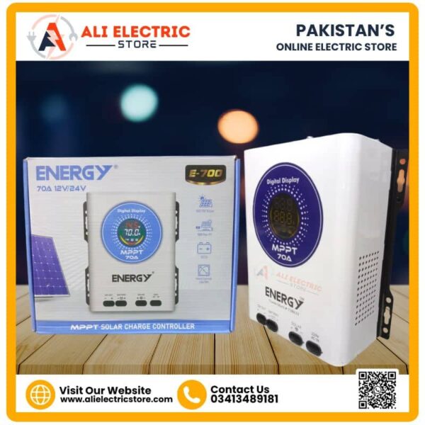 Energy MPPT Solar Charge Controller 70A Hybrid Solar Panel Setup in Pakistan