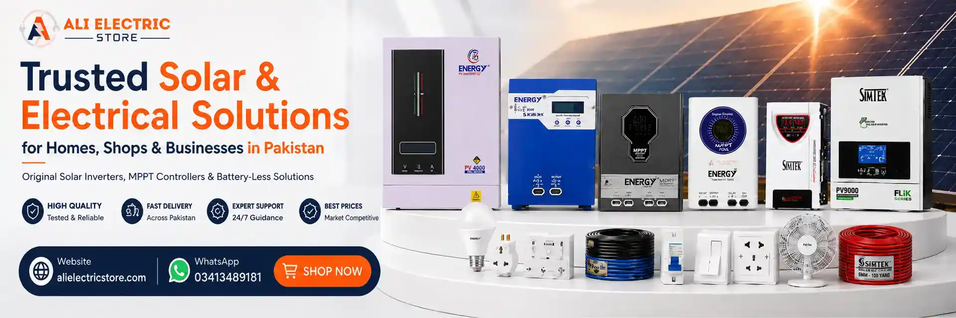 Ali Electric Store banner
