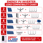 ENERGY PV 4000 solar panel load compatibility chart