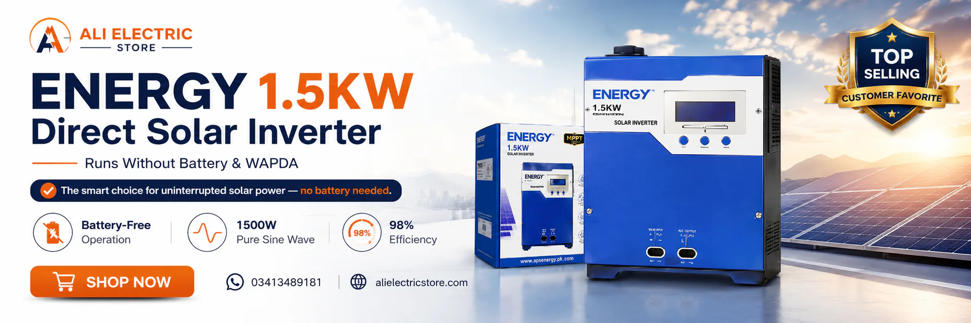 Energy 1.5KW Direct Solar Inverter