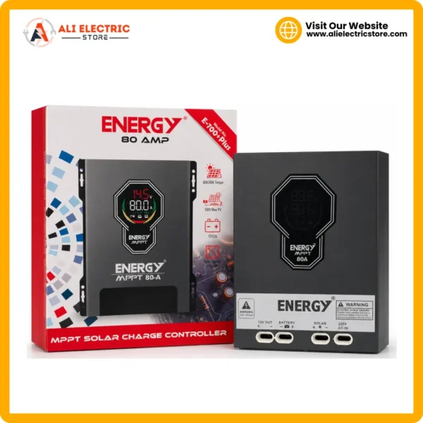 ENERGY MPPT 80A Solar Charge Controller with retail box - MPPT solar charge controller 80A Pakistan