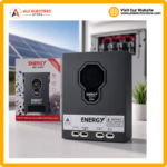 ENERGY MPPT 80A Solar Charge Controller installed with solar panels - MPPT solar charge controller 80A