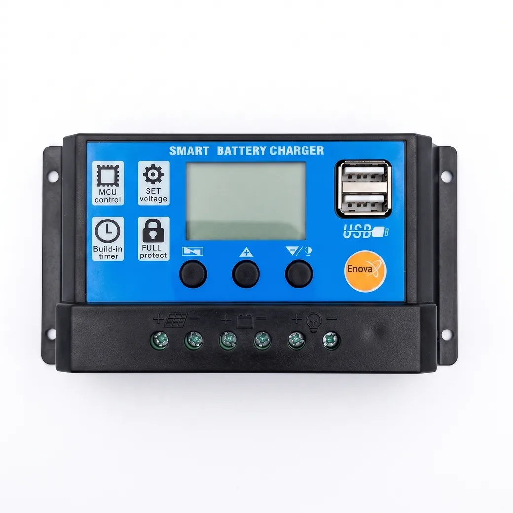 Enova Smart 10A PWM solar charge controller