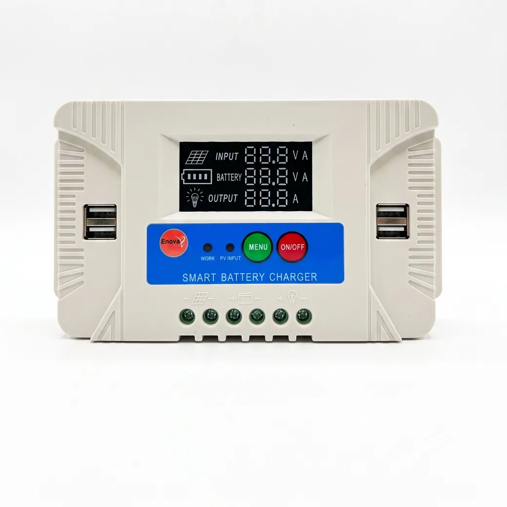 Enova Smart 30A PWM solar charge controller (smart battery charger)