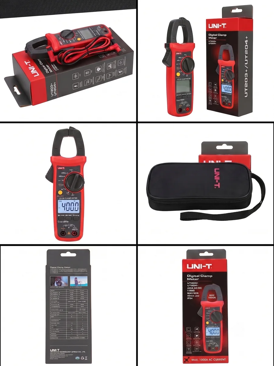 UNI-T UT203+ Digital clamp meter features and specifications